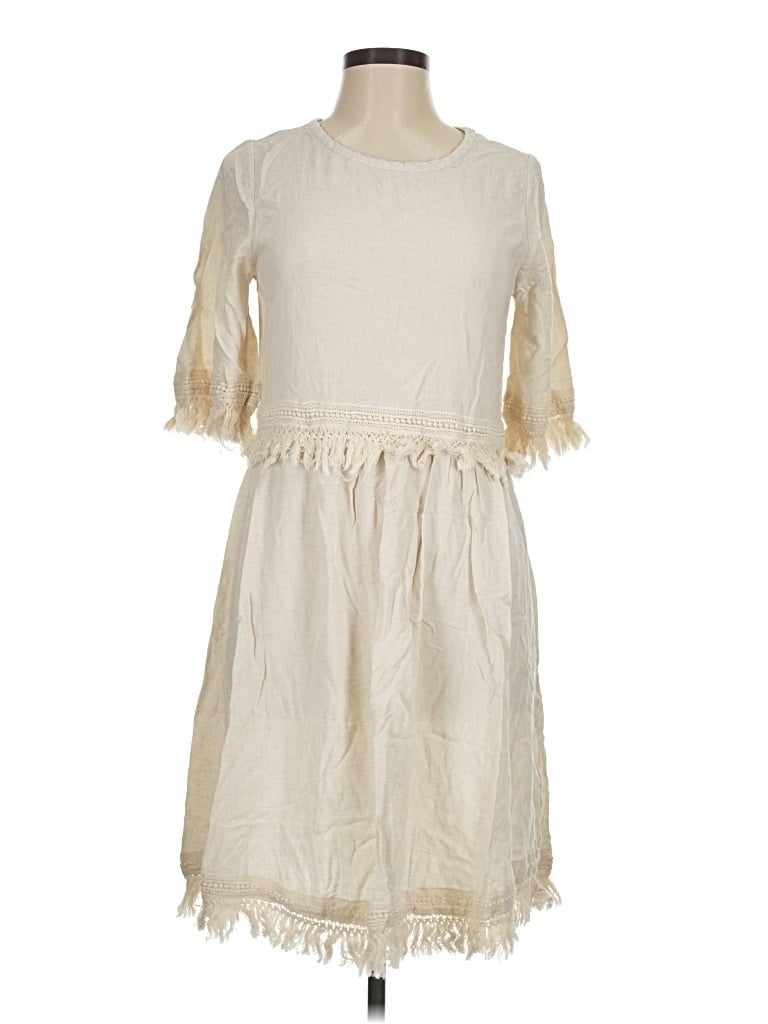 Pre-owned Hailey & Co Casual Dress In Ivory