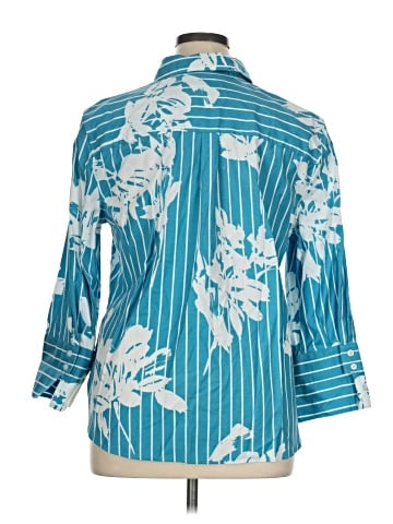 Chico's 3/4 Sleeve Button-Down Shirt (view 2)