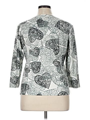 Chico's 3/4 Sleeve T-Shirt (view 2)