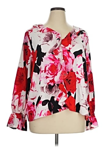 Cato 3/4 Sleeve Blouse (view 1)