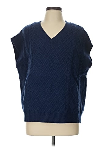 Madewell Cable-Knit V-Neck Sweater Vest (view 1)
