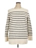 41Hawthorn Stripes Gray Ivory Pullover Sweater Size 1X - photo 1