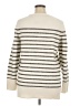 41Hawthorn Stripes Gray Ivory Pullover Sweater Size 1X - photo 2