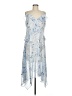 BCBGMAXAZRIA 100% Polyester Tie-dye Blue Cocktail Dress Size M - photo 1