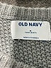 Old Navy 100% Cotton Gray Pullover Sweater Size M - photo 4