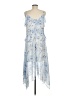 BCBGMAXAZRIA 100% Polyester Tie-dye Blue Cocktail Dress Size M - photo 2