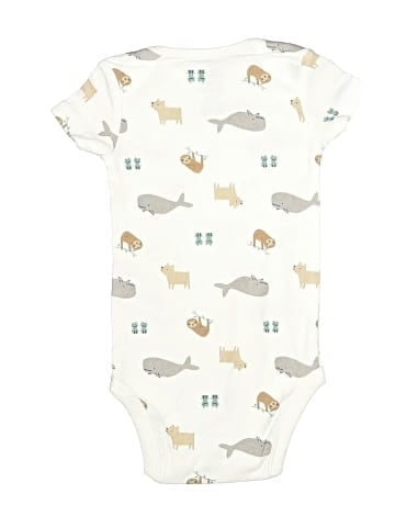 Child of Mine by Carter's Short Sleeve Onesie (view 2)