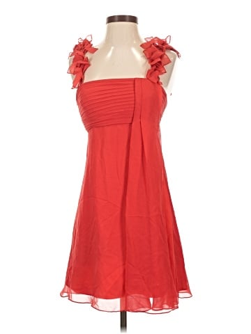 BCBGMAXAZRIA Sleeveless Silk Top (view 1)