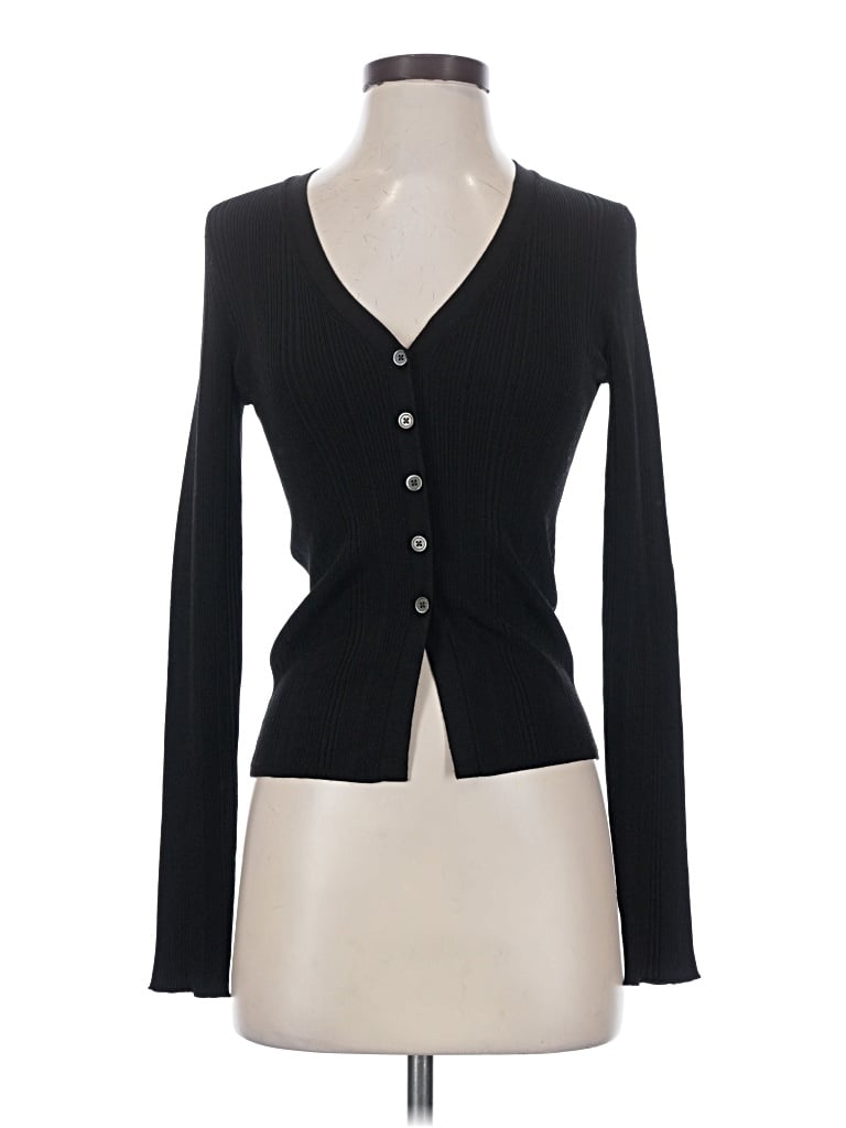Pre-owned Everlane Cardigan Sweater In Black