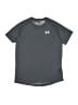 Under Armour 100% Polyester Gray Active T-Shirt Size L (youth) - photo 1
