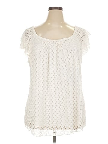 Roz & Ali Short Sleeve Blouse (view 1)