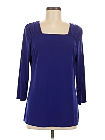Susan Graver 3/4 Sleeve Top (view 1)