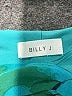 billy j 100% Polyester Tropical Teal Cocktail Dress Size 12 - photo 7