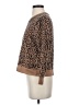 J.Crew Factory Store 100% Cotton Animal Print Brown Pullover Sweater Size S - photo 5
