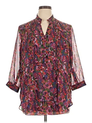 Coldwater Creek 3/4 Sleeve Blouse (view 1)