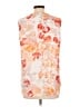 Rose + Olive 100% Polyester Orange Sleeveless Blouse Size L - photo 2