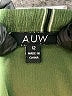 AUW 100% Polyester Stripes Green Jumpsuit Size 12 - photo 4