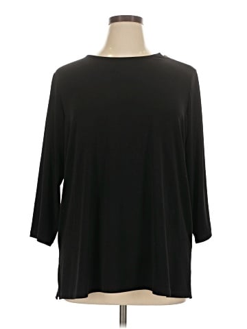 Susan Graver 3/4 Sleeve Top (view 1)
