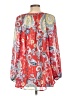 Style&Co 100% Polyester Red Long Sleeve Blouse Size L - photo 2