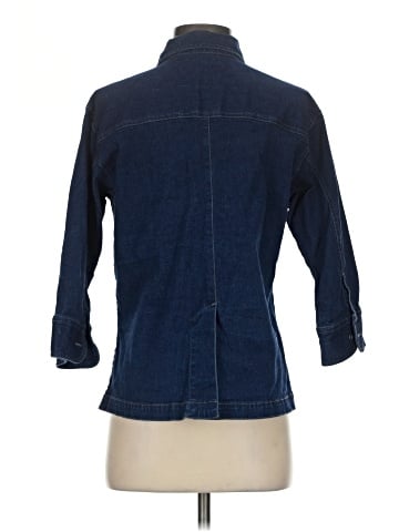 Chico's Design 3/4 Sleeve Button-Down Shirt (view 2)