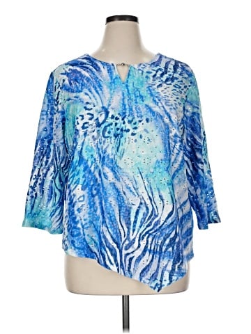 Alfred Dunner 3/4 Sleeve Blouse (view 1)