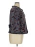 Tory Burch Paisley Blue Blazer Size 14 - photo 4