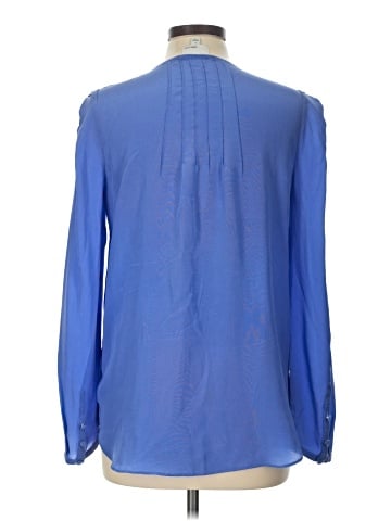 Greylin Long Sleeve Silk Top (view 2)
