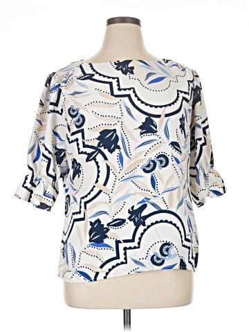 Ann Taylor Short Sleeve Blouse (view 1)