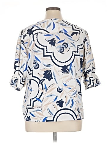 Ann Taylor Short Sleeve Blouse (view 2)