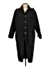 Travelsmith 100% Polyester Black Trenchcoat Size L (petite) - photo 1