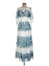 Taylor 100% Polyester Blue Casual Dress Size 2 - photo 1