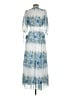 Taylor 100% Polyester Blue Casual Dress Size 2 - photo 2