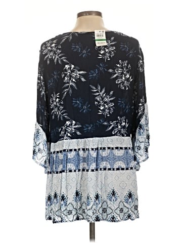 Style&Co 3/4 Sleeve Blouse (view 2)