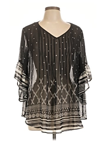 Style&Co 3/4 Sleeve Blouse (view 1)