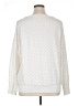 Lucky Brand Polka Dots White Pullover Sweater Size XL - photo 2