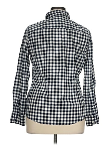 J.Crew Factory Store Long Sleeve Button-Down Shirt (view 2)
