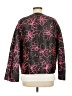 DKNY 100% Polyester Floral Black Pink Blazer Size M - photo 2
