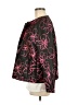 DKNY 100% Polyester Floral Black Pink Blazer Size M - photo 5
