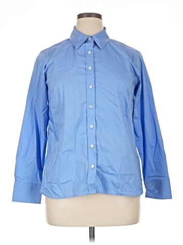 Lands' End Long Sleeve Button-Down Shirt (view 1)