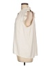 Ann Taylor 100% Polyester Ivory Sleeveless Blouse Size L - photo 5