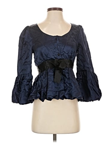 Diane von Furstenberg 3/4 Sleeve Silk Top (view 1)