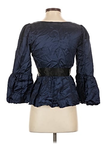 Diane von Furstenberg 3/4 Sleeve Silk Top (view 2)