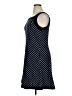 Chaps Polka Dots Blue Casual Dress Size XL - photo 5