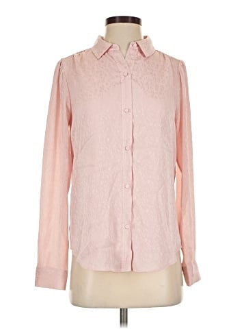 LC Lauren Conrad Long Sleeve Blouse (view 1)