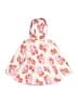 Mamiye Brothers 100% Polyester Floral White Raincoat Size 3T - photo 2