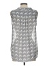 Fun2Fun 100% Polyester Silver Sleeveless Blouse Size L - photo 2