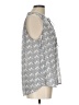 Fun2Fun 100% Polyester Silver Sleeveless Blouse Size L - photo 4