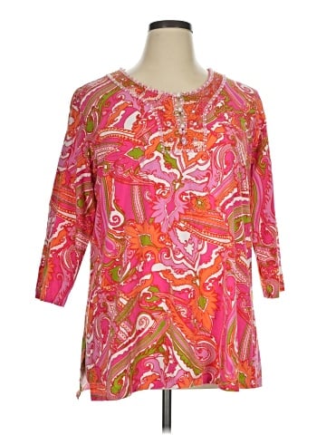 Soft Surroundings 3/4 Sleeve Blouse (view 1)