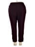 Athleta Solid Burgundy Casual Pants Size 2X - photo 2