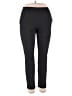 dalia Solid Black Active Pants Size 18 - photo 1